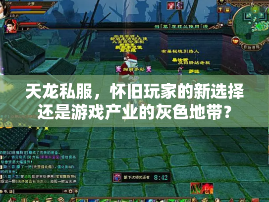 天龙私服，怀旧玩家的新选择还是游戏产业的灰色地带？