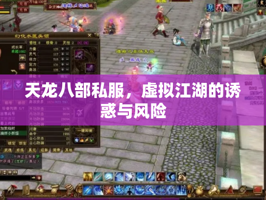 天龙八部私服，虚拟江湖的诱惑与风险