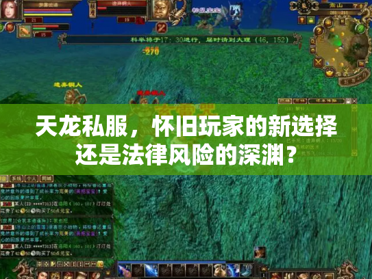 天龙私服，怀旧玩家的新选择还是法律风险的深渊？