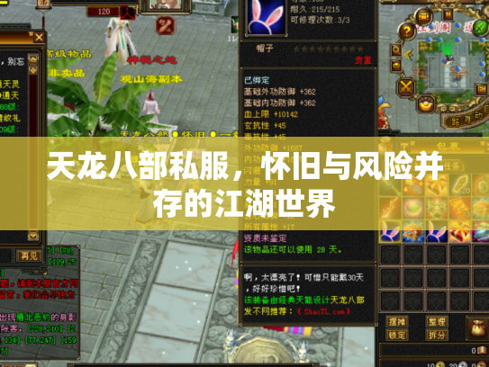 天龙八部私服，怀旧与风险并存的江湖世界