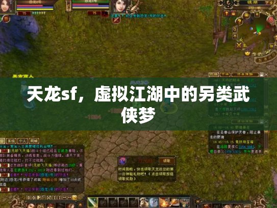 天龙sf，虚拟江湖中的另类武侠梦