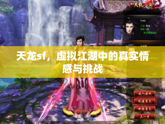 天龙sf，虚拟江湖中的真实情感与挑战