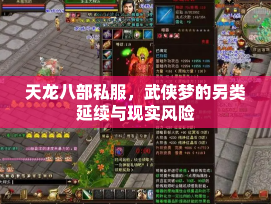 天龙八部私服，武侠梦的另类延续与现实风险