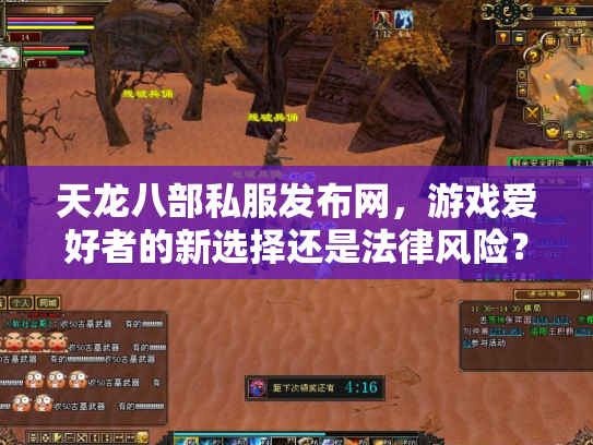 天龙八部私服发布网，游戏爱好者的新选择还是法律风险？