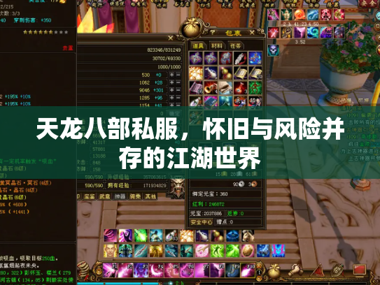 天龙八部私服，怀旧与风险并存的江湖世界