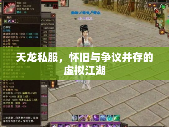 天龙私服，怀旧与争议并存的虚拟江湖