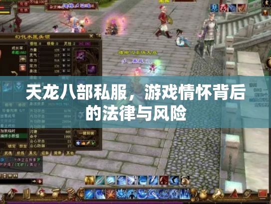 天龙八部私服，游戏情怀背后的法律与风险