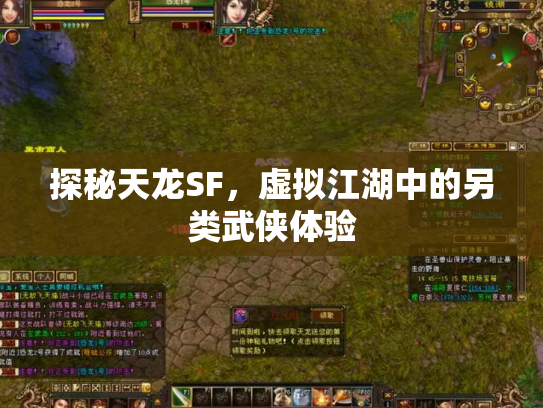 探秘天龙SF，虚拟江湖中的另类武侠体验