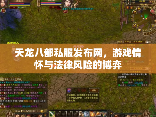 天龙八部私服发布网，游戏情怀与法律风险的博弈
