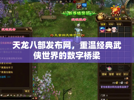 天龙八部发布网，重温经典武侠世界的数字桥梁
