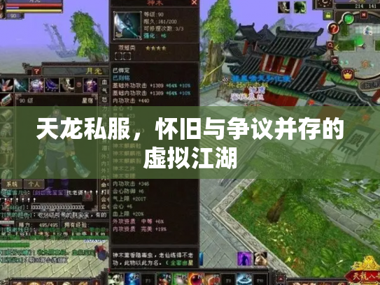 天龙私服，怀旧与争议并存的虚拟江湖