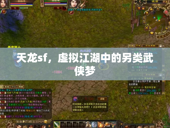 天龙sf，虚拟江湖中的另类武侠梦
