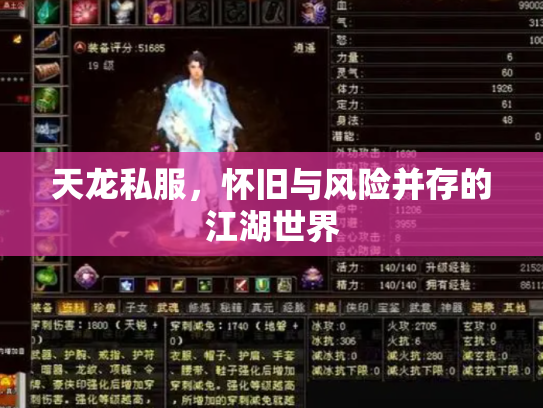 天龙私服，怀旧与风险并存的江湖世界