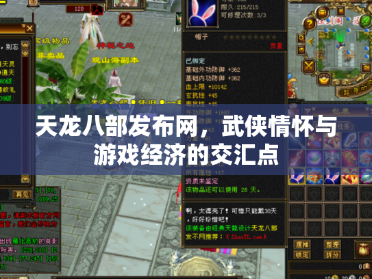 天龙八部发布网，武侠情怀与游戏经济的交汇点