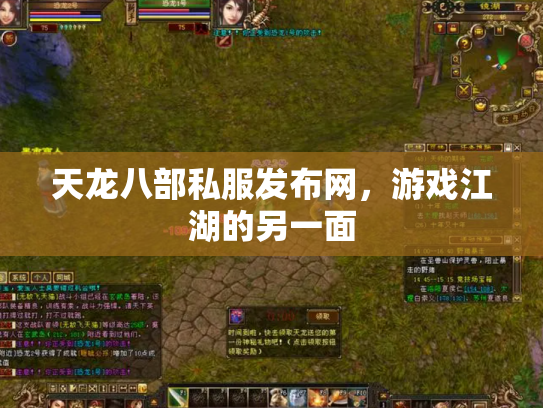 天龙八部私服发布网，游戏江湖的另一面