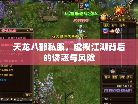 天龙八部私服，虚拟江湖背后的诱惑与风险