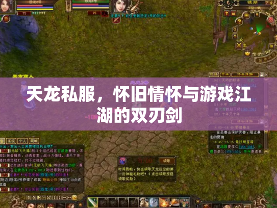 天龙私服，怀旧情怀与游戏江湖的双刃剑