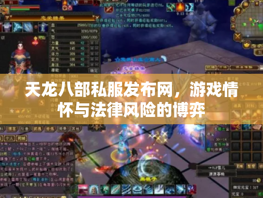 天龙八部私服发布网，游戏情怀与法律风险的博弈