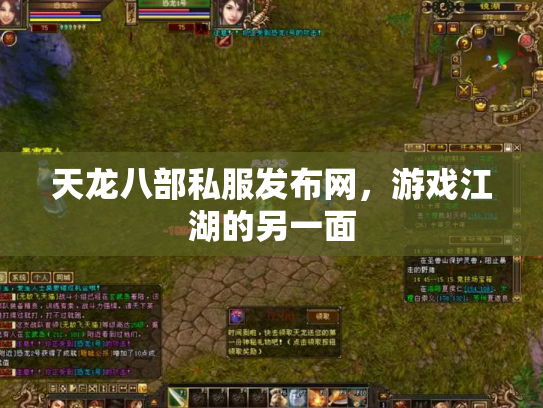 天龙八部私服发布网，游戏江湖的另一面