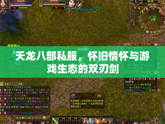 天龙八部私服，怀旧情怀与游戏生态的双刃剑