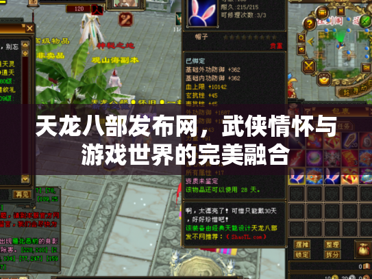 天龙八部发布网，武侠情怀与游戏世界的完美融合