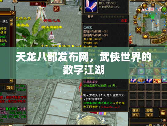 天龙八部发布网，武侠世界的数字江湖