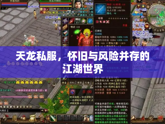 天龙私服，怀旧与风险并存的江湖世界