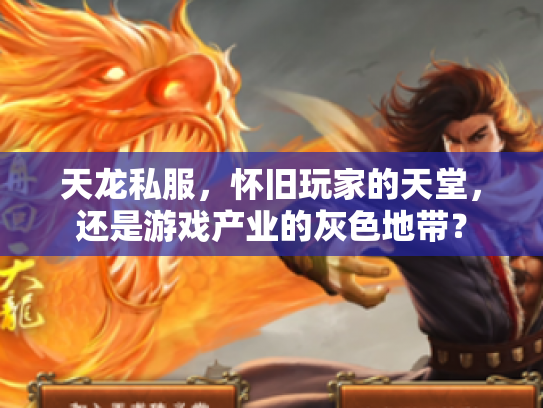 天龙私服，怀旧玩家的天堂，还是游戏产业的灰色地带？