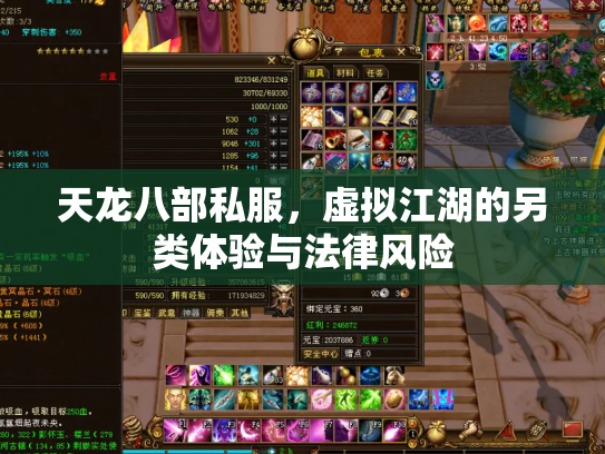 天龙八部私服，虚拟江湖的另类体验与法律风险