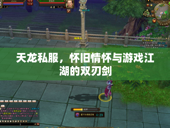 天龙私服，怀旧情怀与游戏江湖的双刃剑