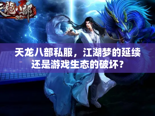 天龙八部私服，江湖梦的延续还是游戏生态的破坏？