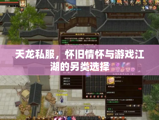 天龙私服，怀旧情怀与游戏江湖的另类选择
