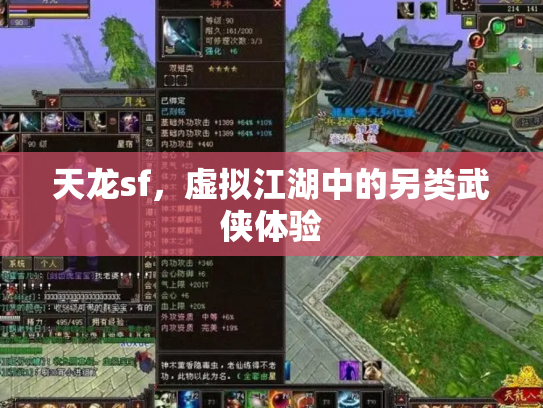 天龙sf，虚拟江湖中的另类武侠体验