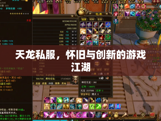 天龙私服，怀旧与创新的游戏江湖