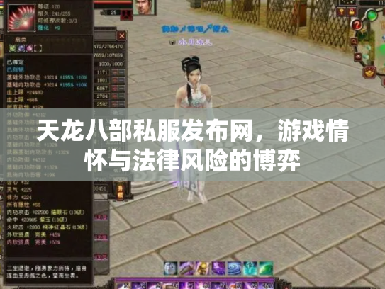 天龙八部私服发布网，游戏情怀与法律风险的博弈