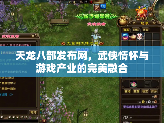 天龙八部发布网，武侠情怀与游戏产业的完美融合