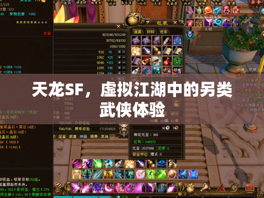 天龙SF，虚拟江湖中的另类武侠体验