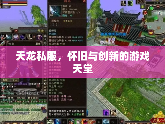 天龙私服，怀旧与创新的游戏天堂