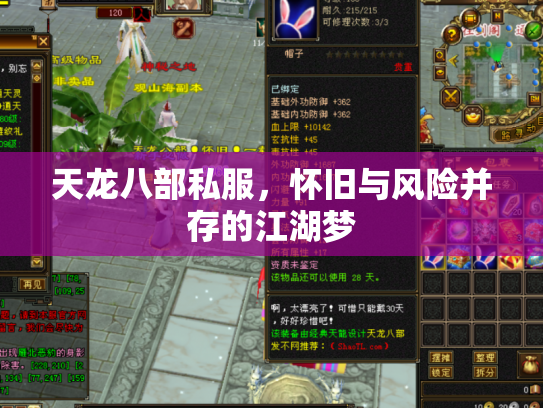 天龙八部私服，怀旧与风险并存的江湖梦