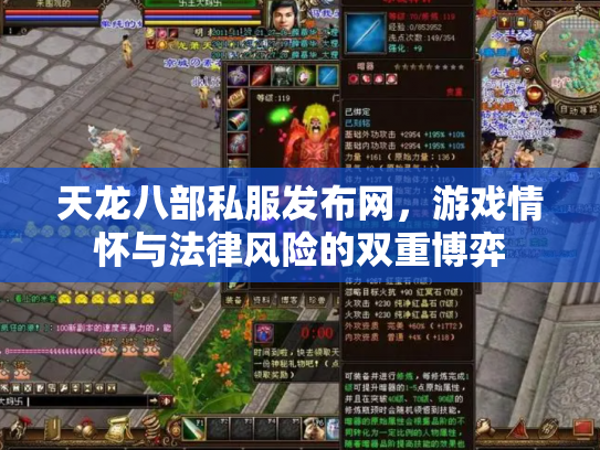 天龙八部私服发布网，游戏情怀与法律风险的双重博弈