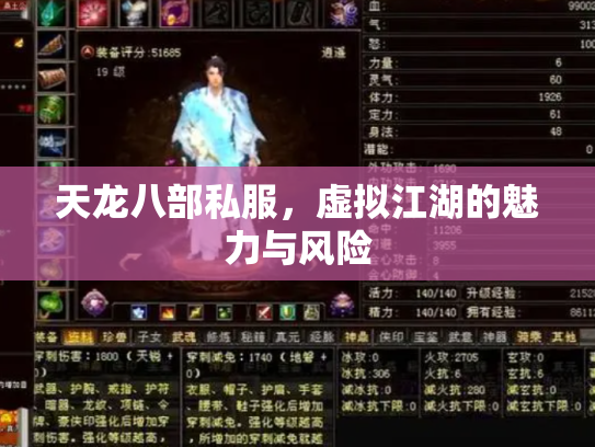 天龙八部私服，虚拟江湖的魅力与风险