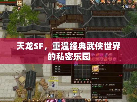天龙SF，重温经典武侠世界的私密乐园