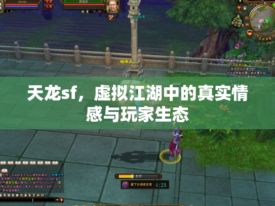 天龙sf，虚拟江湖中的真实情感与玩家生态