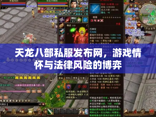 天龙八部私服发布网，游戏情怀与法律风险的博弈