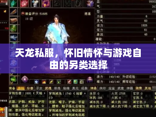 天龙私服，怀旧情怀与游戏自由的另类选择