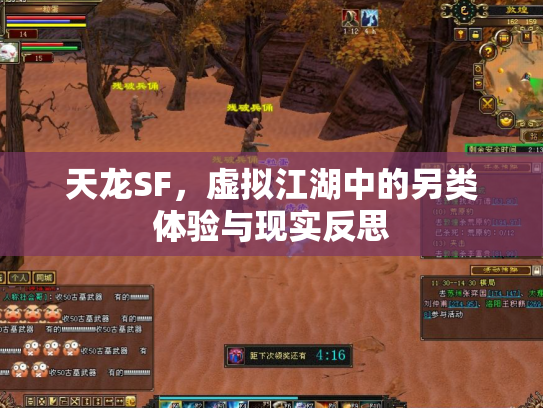 天龙SF，虚拟江湖中的另类体验与现实反思