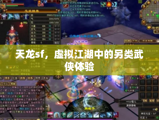 天龙sf，虚拟江湖中的另类武侠体验