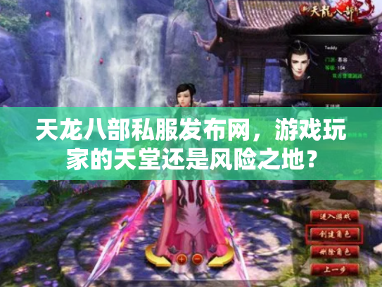 天龙八部私服发布网，游戏玩家的天堂还是风险之地？