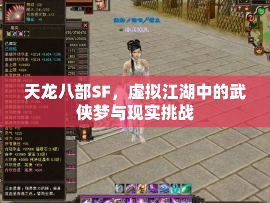天龙八部SF，虚拟江湖中的武侠梦与现实挑战