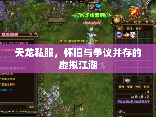 天龙私服，怀旧与争议并存的虚拟江湖